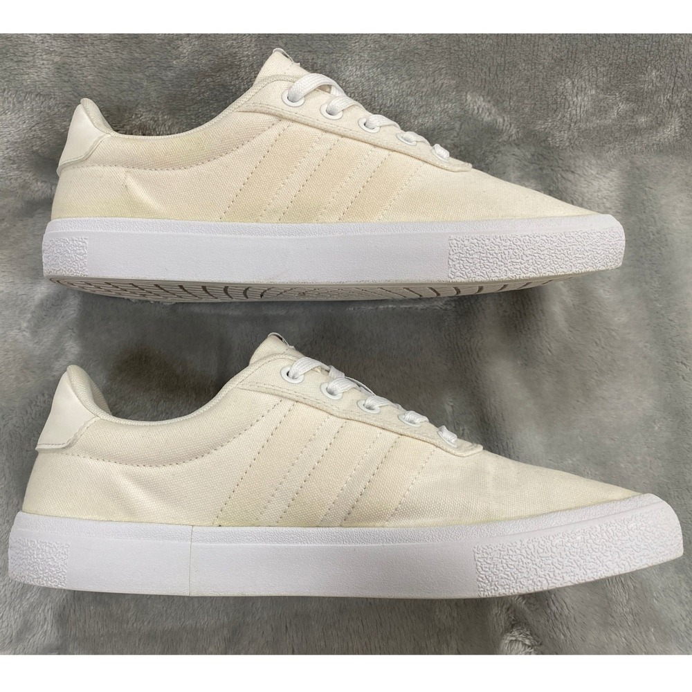 Adidas Vulc Raid3r Shoes Womens 8 Cloud White GX0872 Canvas Skate Sneakers